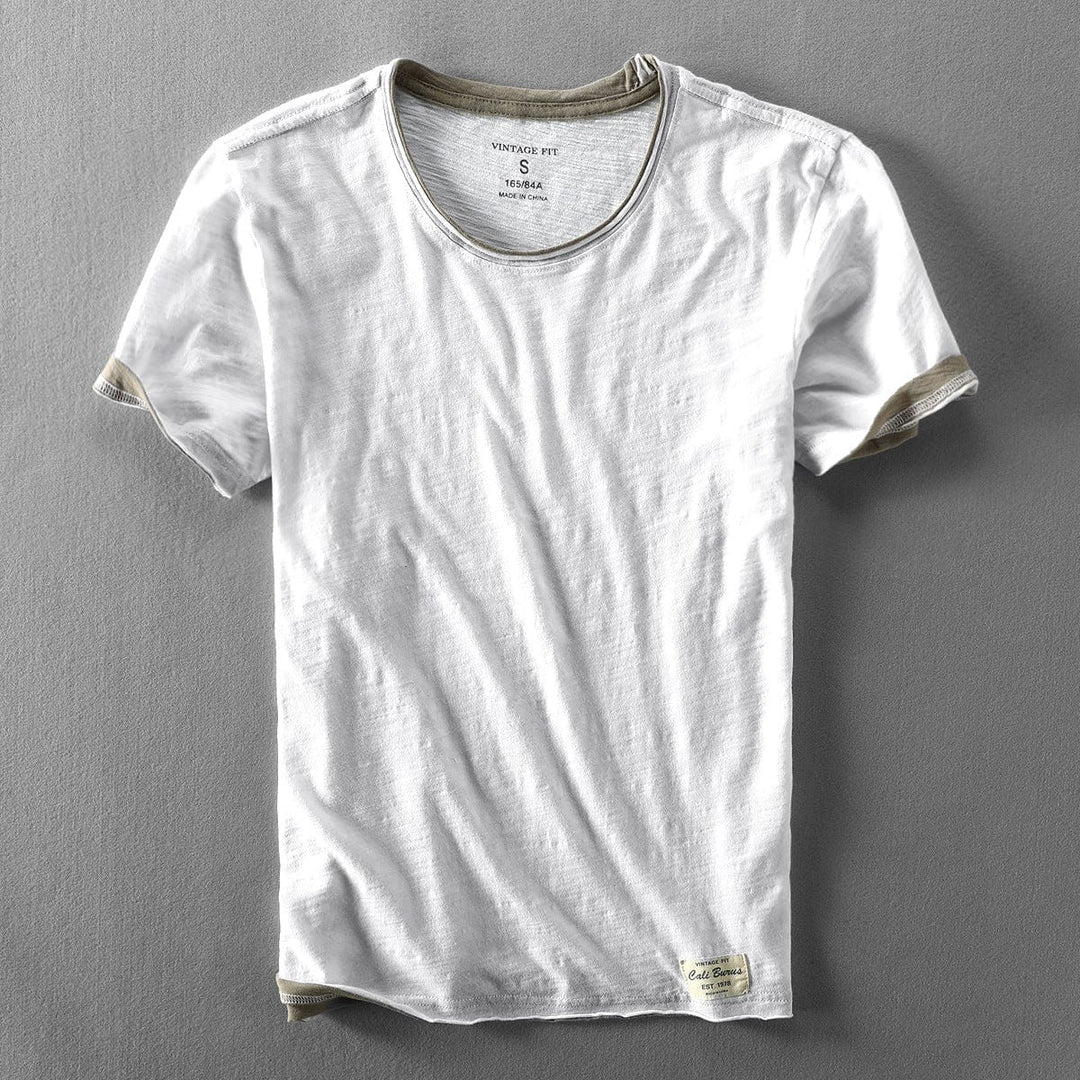 Elias Double-Layer Crew Neck Tee