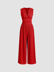 Amber – Chic Sleeveless Wide-Leg Jumpsuit