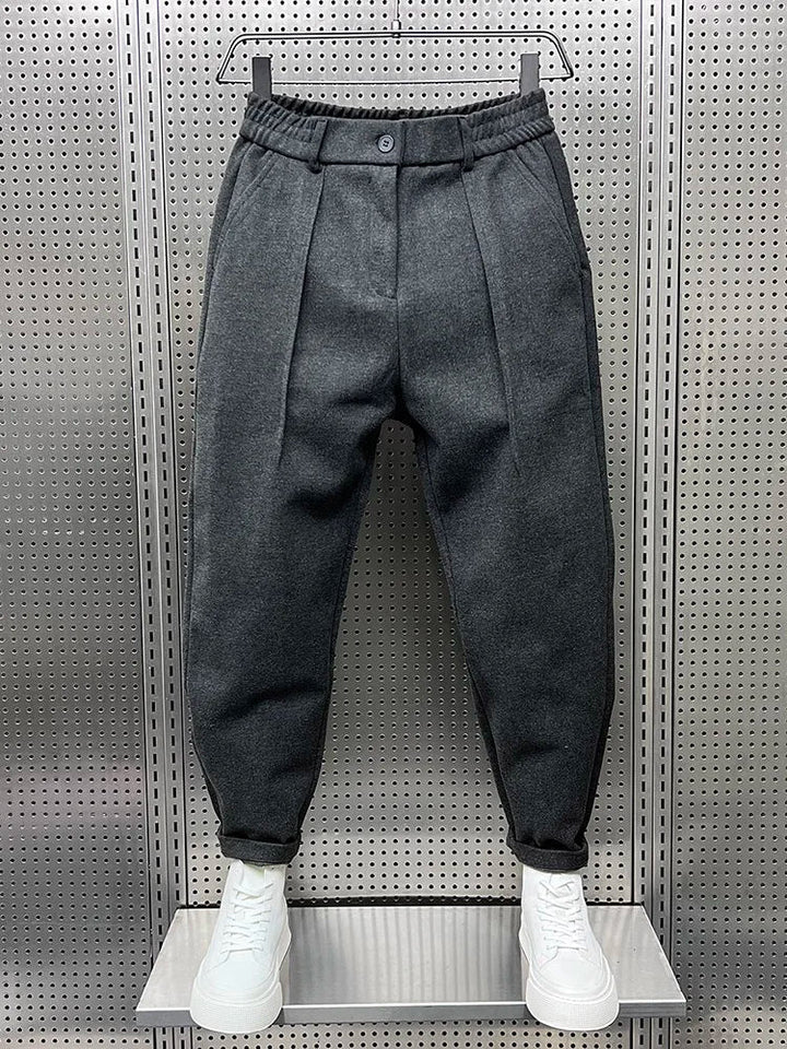 Mathieu - Elegant Houndstooth Pants