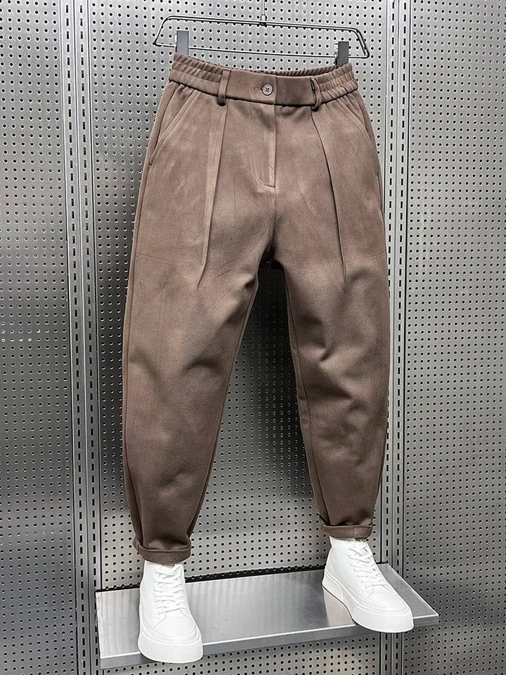Mathieu - Elegant Houndstooth Pants