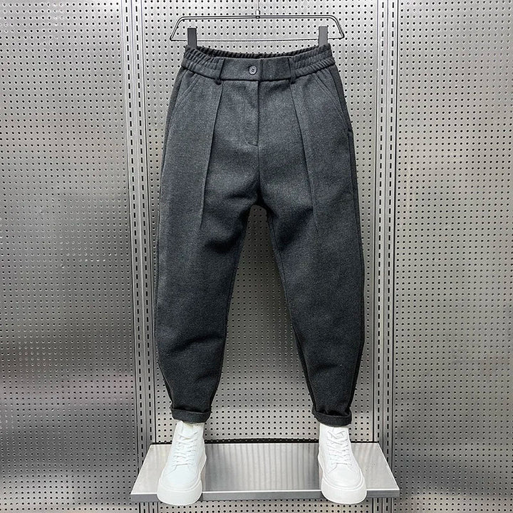 Mathieu - Elegant Houndstooth Pants