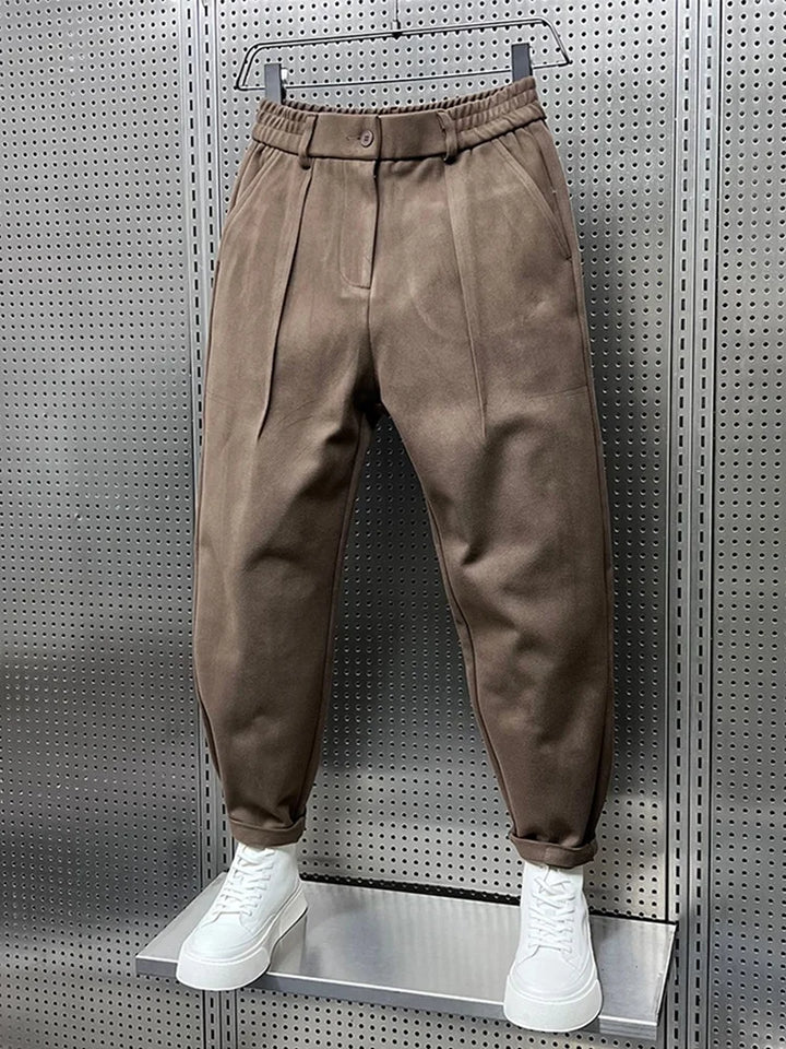 Mathieu - Elegant Houndstooth Pants
