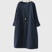 Grace | Relaxed Corduroy Midi Dress